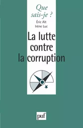 La lutte contre la corruption