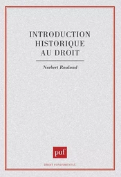 Introduction historique au droit