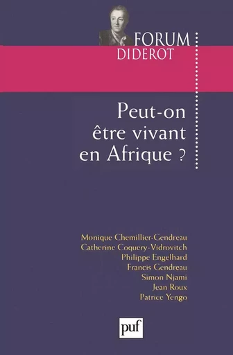 Peut-on être vivant en Afrique ? - Pierre Fédida - PUF