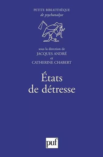 États de détresse -  - PUF