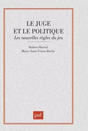 Le juge et le politique