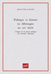 Politique et histoire en Allemagne au XIXe siècle