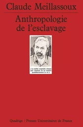 Anthropologie de l'esclavage