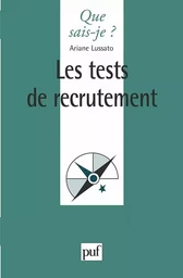 Les tests de recrutement