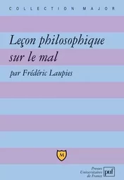 Leçon philosophique sur le mal