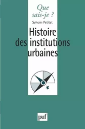 Histoire des institutions urbaines