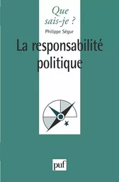 La responsabilité politique