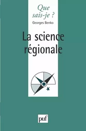 La science régionale