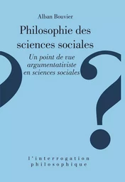 Philosophie des sciences sociales