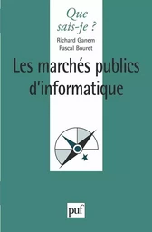 Les marchés publics d'informatique