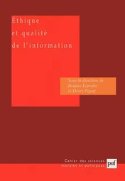 Éthique et qualité de l'information