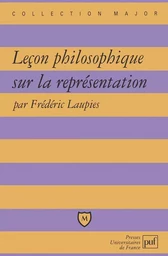 Leçon philosophique sur la représentation