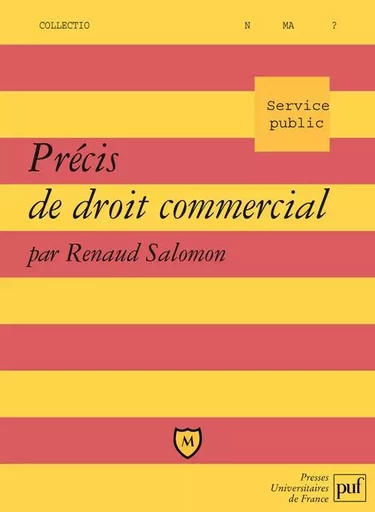 Précis de droit commercial - Renaud Salomon - PUF