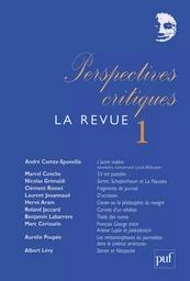 Perspectives critiques : la Revue 1