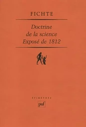 Doctrine de la science