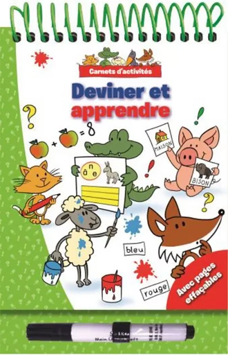 DEVINER ET APPRENDRE A PARTIR DE 4 ANS -  - BOOK N APP