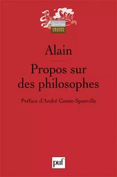 Propos sur des philosophes