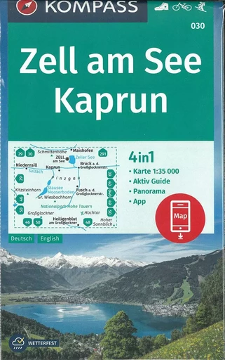 030 ZELL AM SEE - KAPRUN -  - KOMPASS KARTEN