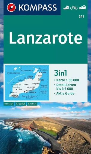 241 LANZAROTE -  - KOMPASS KARTEN