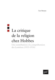 La critique de la religion chez Hobbes