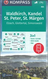 884 WALDKIRCH - KANDEL - ST PETER - ST MARGEN - ELZACH - GLOTTERTAL - SIMONSWALD