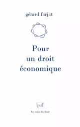 Pour un droit économique