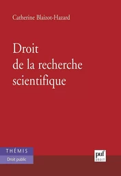 Droit de la recherche scientifique