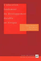 L'éducation, fondement du développement durable en Afrique