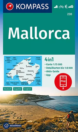 230 MALLORCA -  - KOMPASS KARTEN