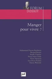 Manger pour vivre ?