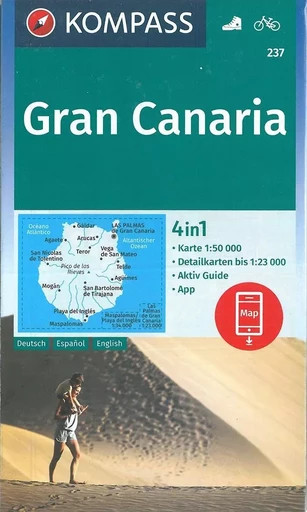 237 GRAN CANARIA -  - KOMPASS KARTEN