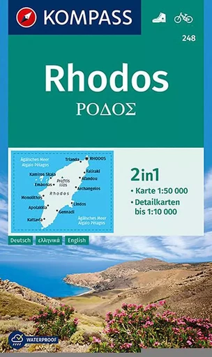 248 RHODOS -  - KOMPASS KARTEN