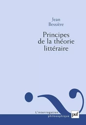 Principes de la théorie littéraire