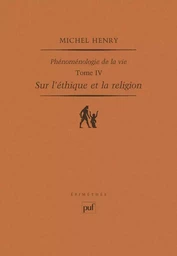 Sur l'éthique et la religion