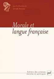 Morale et langue française