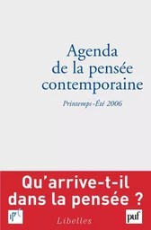 Agenda de la pensée contemporaine 2006/1-2