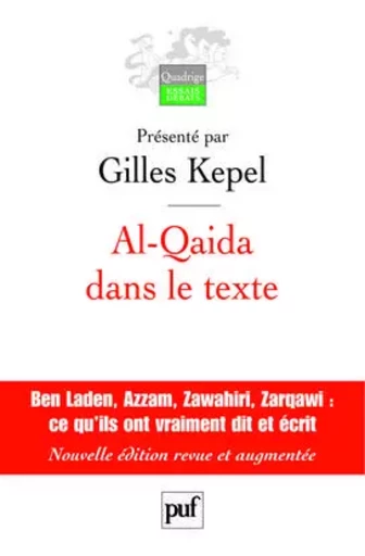 Al-Qaida dans le texte -  - PUF