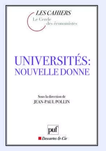 Universités : nouvelle donne -  - PUF