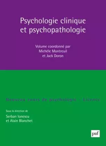 Psychologie clinique et psychopathologie -  - PUF