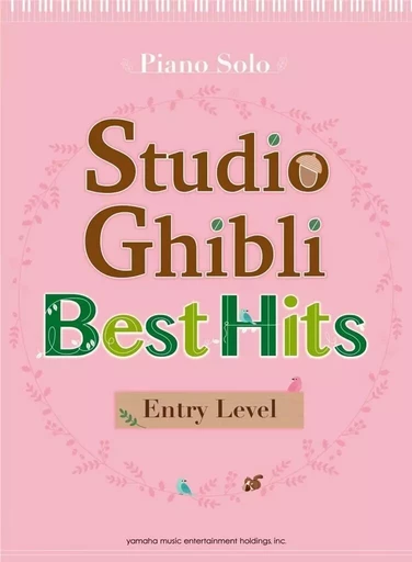 STUDIO GHIBLI BEST HIT 10 ENTRY PIANO/ENGLISH - NIVEAU TRES FACILE POUR PIANO -  DIVERS AUTEURS - HAL LEONARD