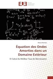 Équation des ondes amorties dans un domaine extérieur