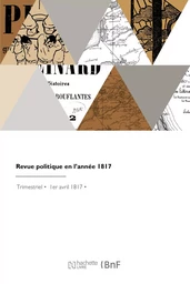 Revue politique en l'année 1817