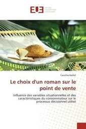 Le choix d'un roman sur le point de vente