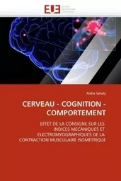 Cerveau - cognition - comportement