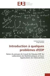 Introduction à quelques problèmes d'edp