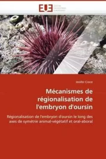 Mécanismes de régionalisation de l''embryon d''oursin -  CROCE-J - UNIV EUROPEENNE