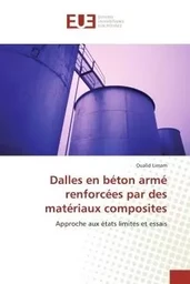 Dalles en béton armé renforcées par des matériaux composites