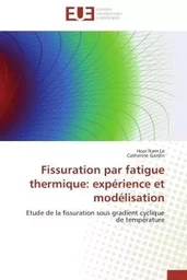 Fissuration par fatigue thermique: expérience et modélisation