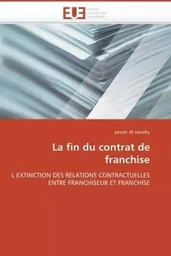 La fin du contrat de franchise