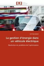 La gestion d''énergie dans un véhicule électrique